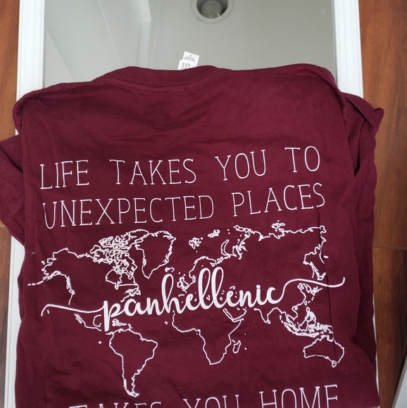 Panhel Vneck tee - Picture 2 of 2